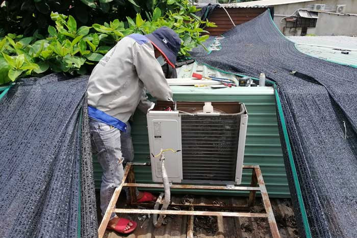 Dịch vụ sửa máy lạnh quận Bình Thạnh của Điện Nước Nhất Long