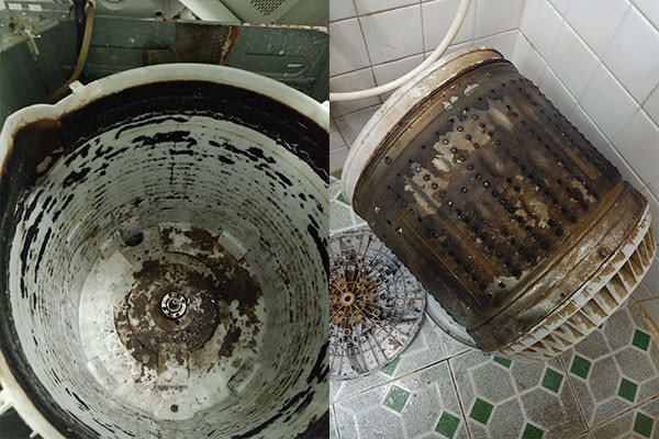 Dịch vụ vệ sinh máy giặt lồng đứng quận 4 loại bỏ mọi cặn bẩn lâu