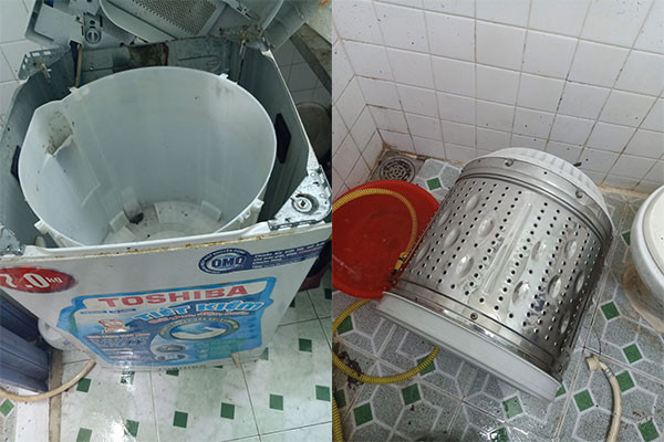 Dịch vụ vệ sinh máy giặt lồng đứng quận 6