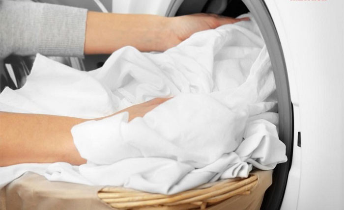 Giặt chăn bông bằng máy giặt