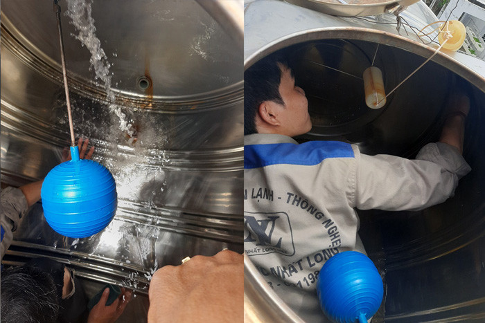 Dịch vụ vệ sinh bồn nước inox huyện Hóc Môn