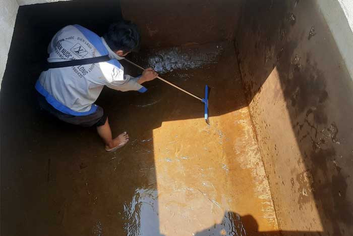 Dịch vụ vệ sinh bể nước ngầm quận Bình Tân đảm bảo sạch mọi chất bẩn