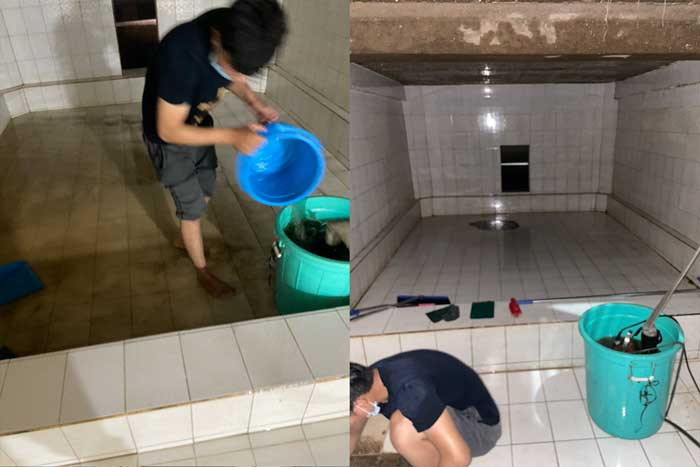 Dịch vụ vệ sinh bể nước ngầm quận Bình Tân 