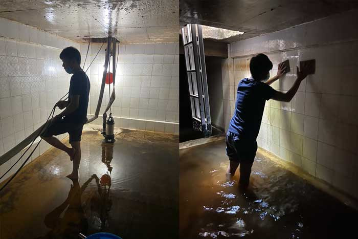 Dịch vụ thau rửa bể nước ngầm quận Gò Vấp