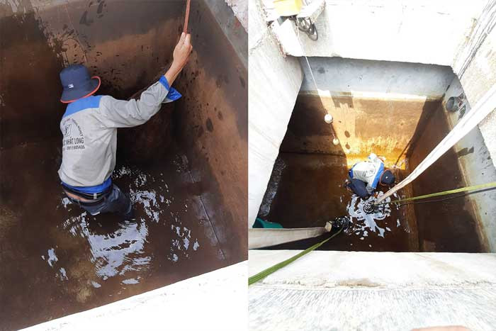 Dịch vụ vệ sinh bể nước ngầm quận Bình Thạnh chuyên nghiệp