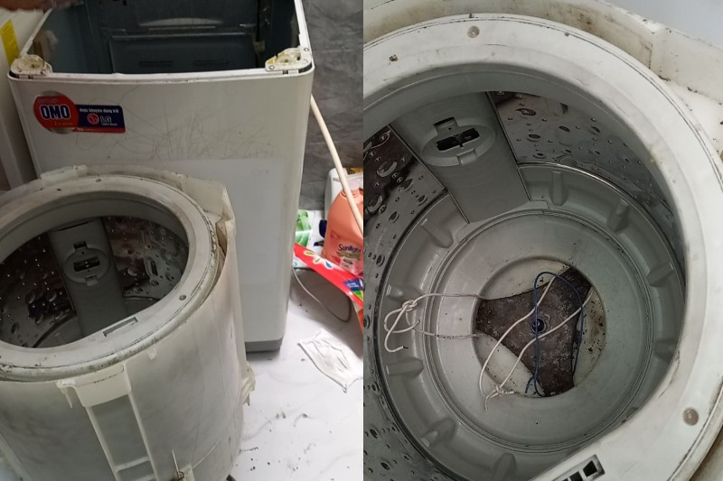 Dịch vụ vệ sinh máy giặt quận 12