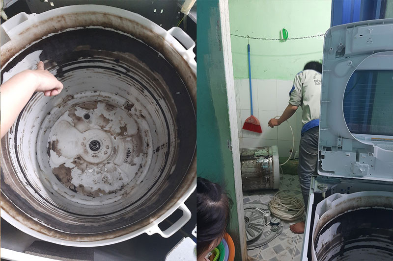 Dịch vụ rửa máy giặt huyện Hóc Môn cấp tốc tận nơi