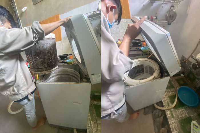 Dịch vụ vệ sinh máy giặt của trên quận 1