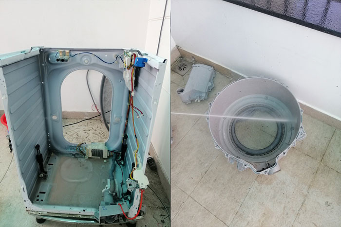 Dịch vụ vệ sinh máy giặt quận Bình Tân