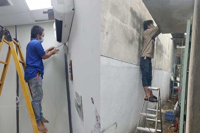 Dịch vụ vệ sinh máy lạnh treo tường quận Tân Bình uy tín, giá phải chăng