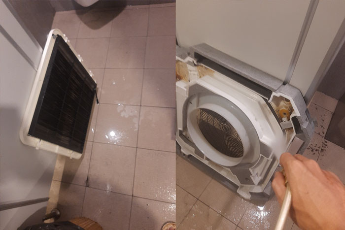 Dịch vụ vệ sinh máy lạnh âm trần quận Tân Phú nhanh chóng, giảm giá theo số lượng